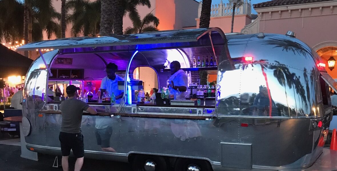 Airstream bar 4th of july